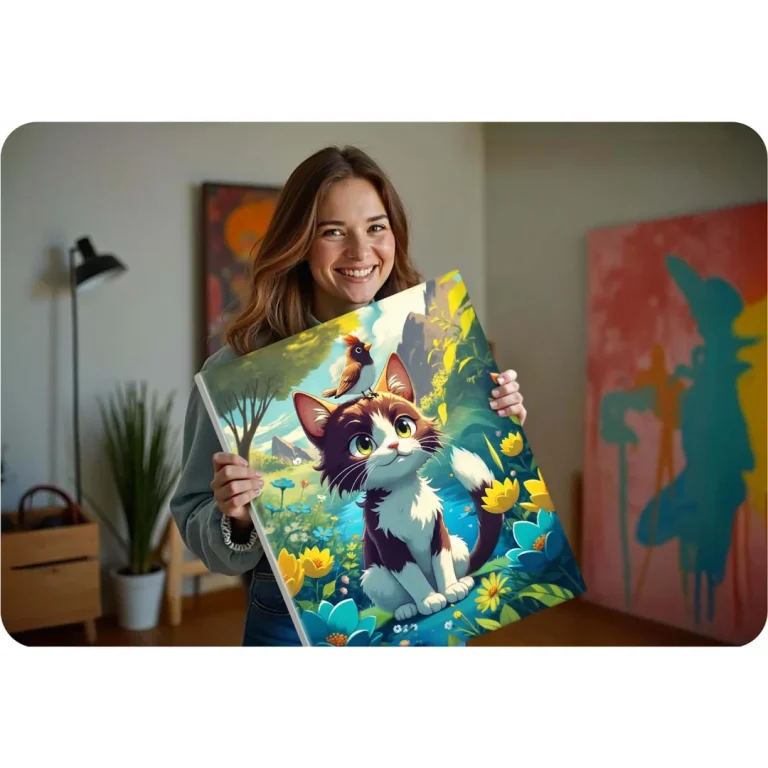 Slika Po Brojevima Massido 40 × 50 Cm Mačić 5