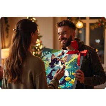 Slika Po Brojevima Massido 40 × 50 Cm Mačić 7
