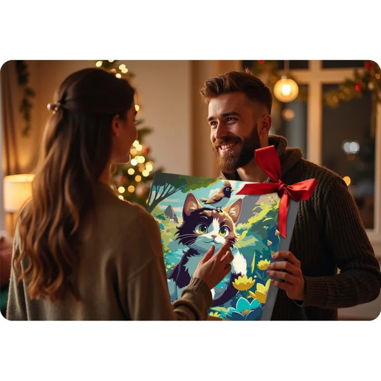 Slika Po Brojevima Massido 40 × 50 Cm Mačić 7