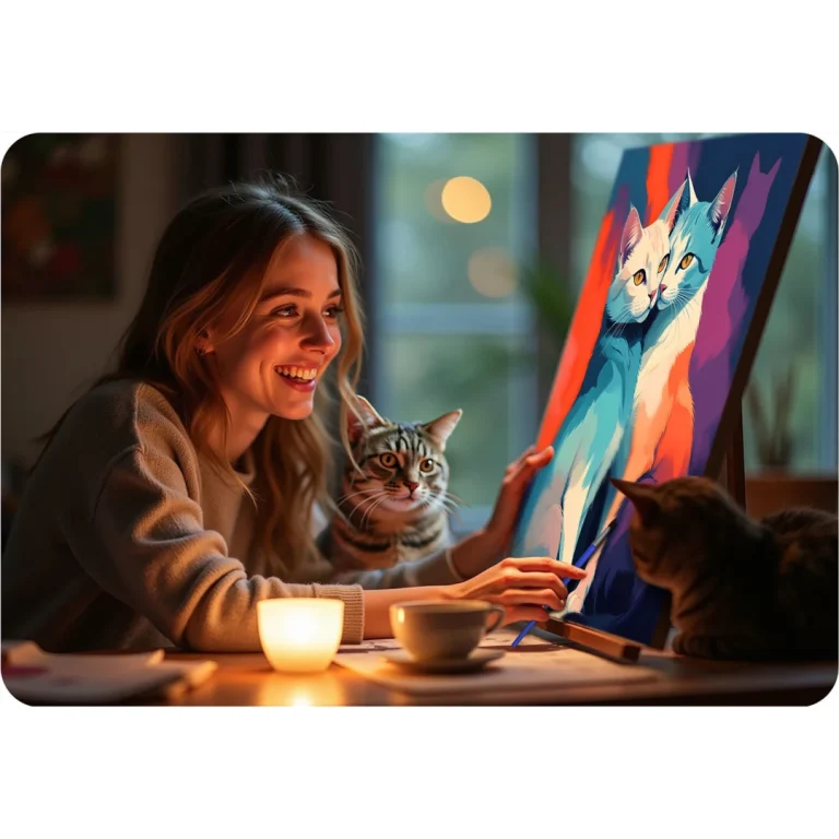 Slika Po Brojevima Massido 40 × 50 Cm Mačke · 699017 10