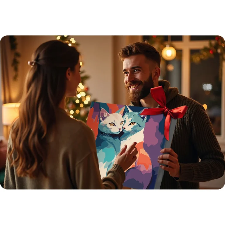 Slika Po Brojevima Massido 40 × 50 Cm Mačke · 699017 11