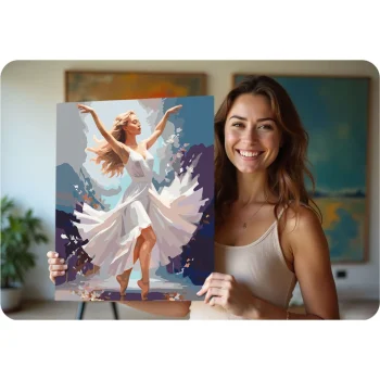 Slika Po Brojevima Massido 40 × 50 Cm Plesna žena 5