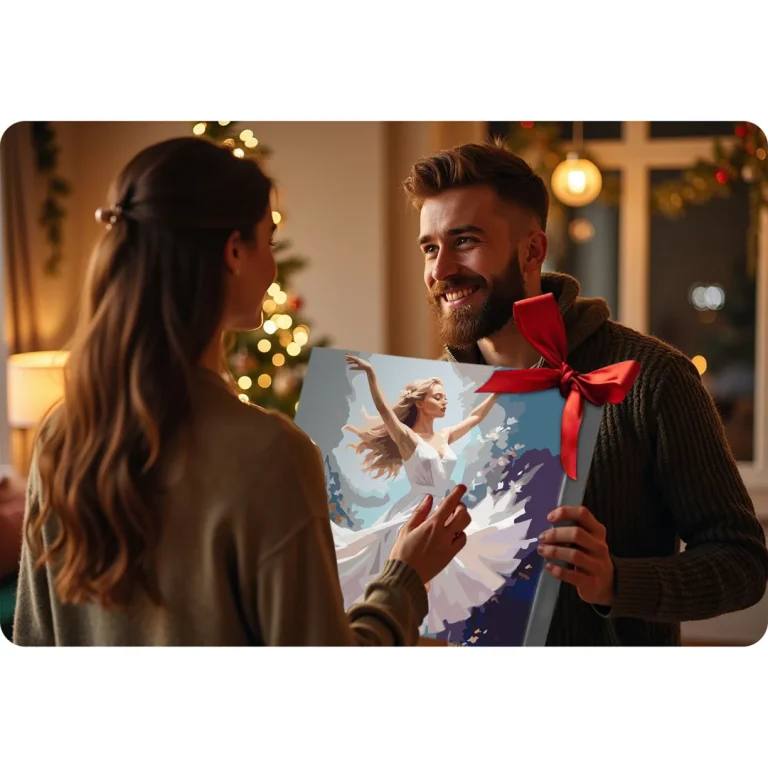 Slika Po Brojevima Massido 40 × 50 Cm Plesna žena 8