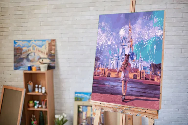 Slikanje Po Brojevima Disneyland 40 × 50 Cm 2