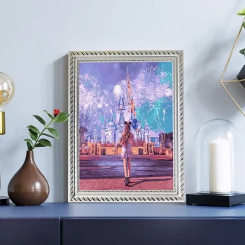 Slikanje Po Brojevima Disneyland 40 × 50 Cm 3