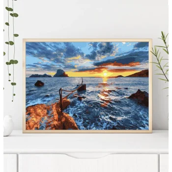 Slikanje Po Brojevima Na Zapadu 40×50 2