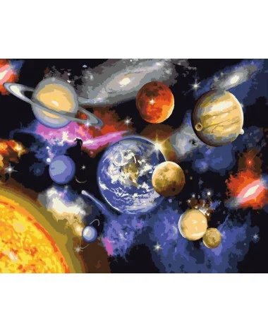 Slikanje Po Brojevima Parada Planeta 40×50 1