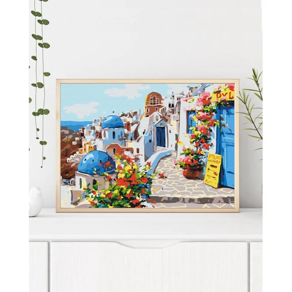 Slikanje Po Brojevima Santorini 40×50 2