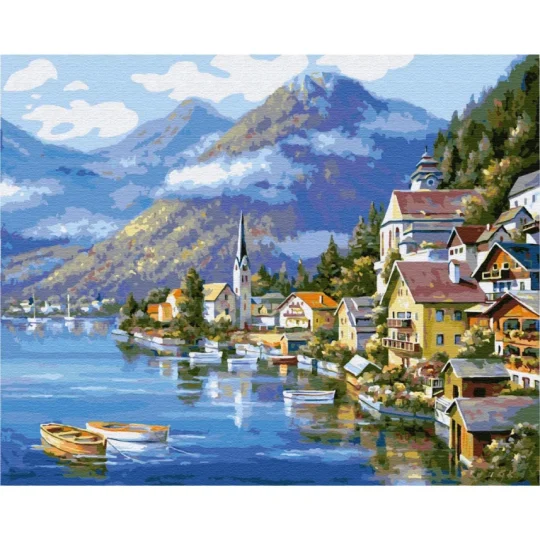 Slikanje Po Brojevima Slikovita Austrija 40×50 1