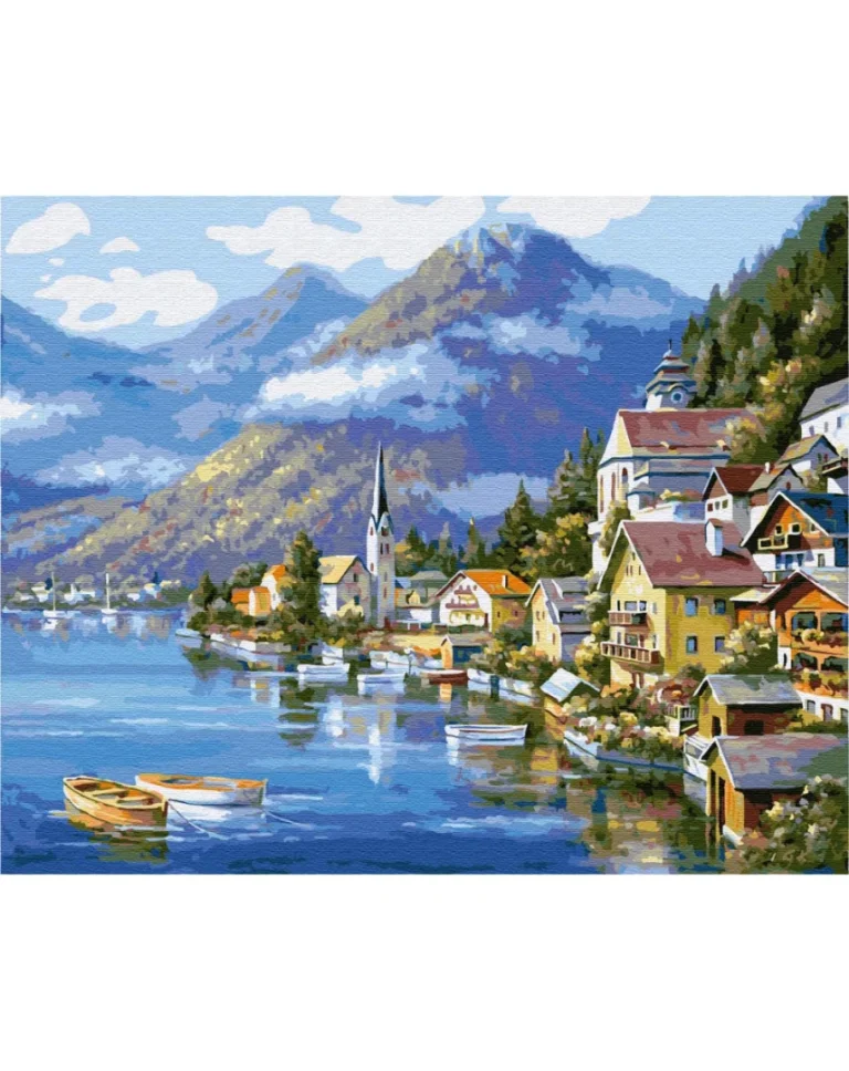 Slikanje Po Brojevima Slikovita Austrija 40×50 1