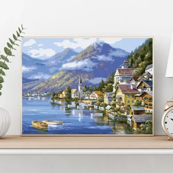 Slikanje Po Brojevima Slikovita Austrija 40×50 2