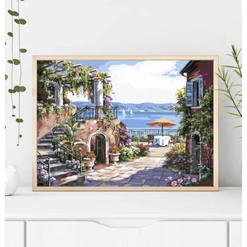 Slikanje Po Brojevima Toskanska Terasa 40×50 2