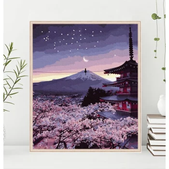 Slikanje Po Brojevima Večer U Japanu 40×50 2