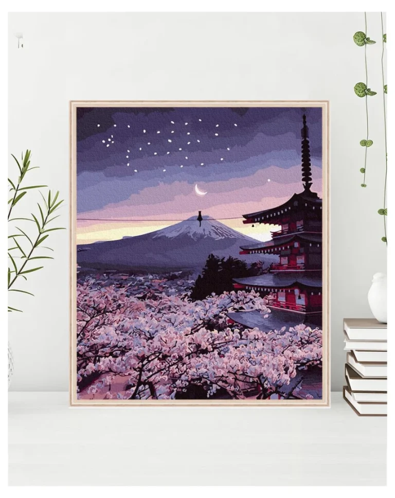 Slikanje Po Brojevima Večer U Japanu 40×50 2