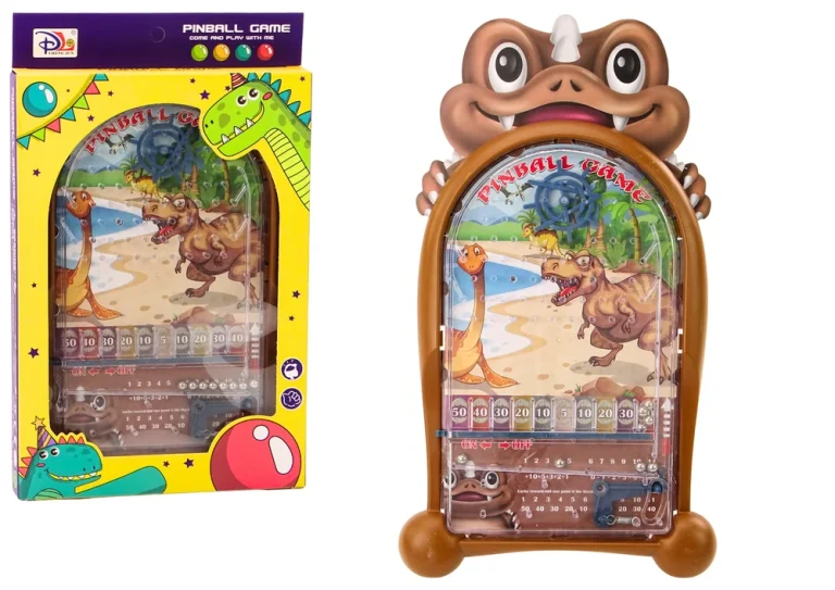 Smeđi Stalak Za Arkadne Flipere S Dinosaurima 1