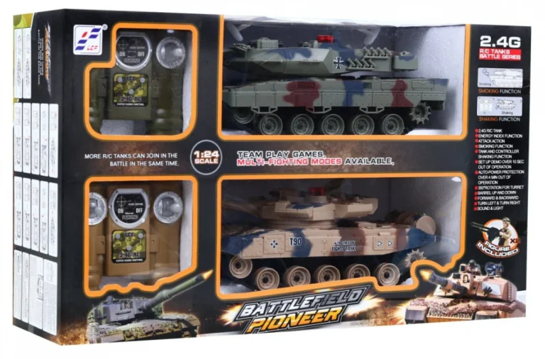 Smoke Tenk War R/c 2.4g Bitka 14