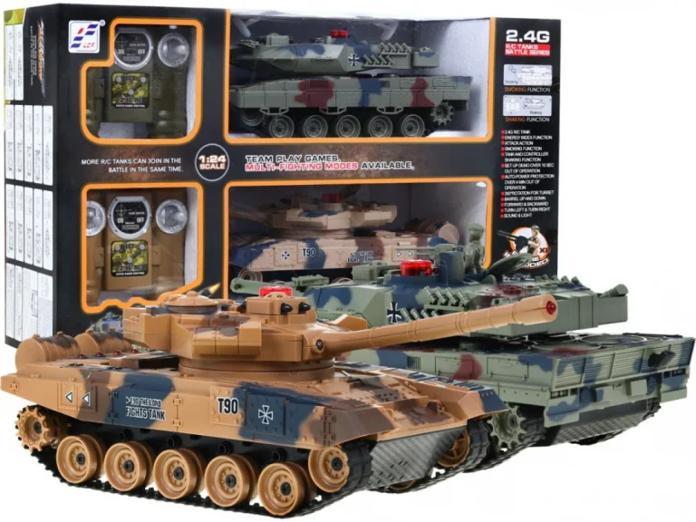 Smoke Tenk War R/c 2.4g Bitka 19