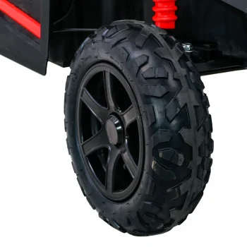 Snažan Trkaći Atv Buggy Za 2 Djece Crveni + Motor Bez četkica + Gume Na Napuhavanje + Audio, Crvena Buggy Na Akumulator 22
