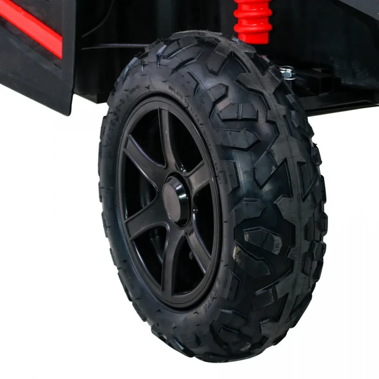 Snažan Trkaći Atv Buggy Za 2 Djece Crveni + Motor Bez četkica + Gume Na Napuhavanje + Audio, Crvena Buggy Na Akumulator 22