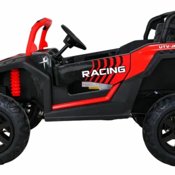 Snažan Trkaći Atv Buggy Za 2 Djece Crveni + Motor Bez četkica + Gume Na Napuhavanje + Audio, Crvena Buggy Na Akumulator 4