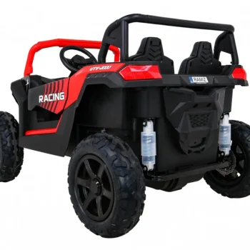 Snažan Trkaći Atv Buggy Za 2 Djece Crveni + Motor Bez četkica + Gume Na Napuhavanje + Audio, Crvena Buggy Na Akumulator 5