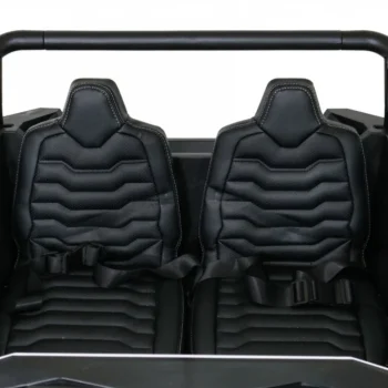 Snažan Trkaći Atv Buggy Za 2 Djece Bijeli + Motor Bez četkica + Kotači Na Napuhavanje, Bijela Buggy Na Akumulator 12