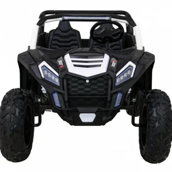 Snažan Trkaći Atv Buggy Za 2 Djece Bijeli + Motor Bez četkica + Kotači Na Napuhavanje, Bijela Buggy Na Akumulator 3