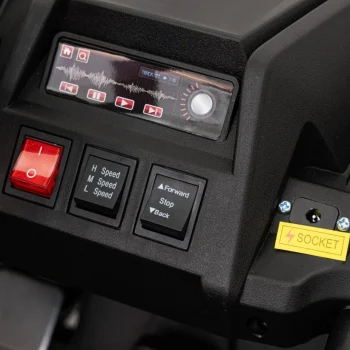 Snažan Trkaći Atv Buggy Za 2 Djece Bijeli + Motor Bez četkica + Kotači Na Napuhavanje, Bijela Buggy Na Akumulator 8