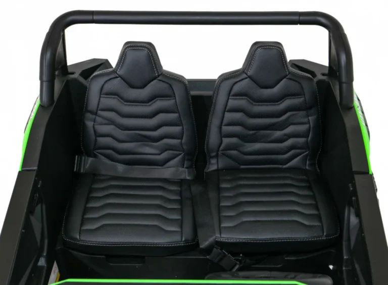 Snažan Trkaći Atv Buggy Za 2 Djece Zeleni + Motor Bez četkica + Gume Na Napuhavanje + Audio, Zelena Buggy Na Akumulator 13