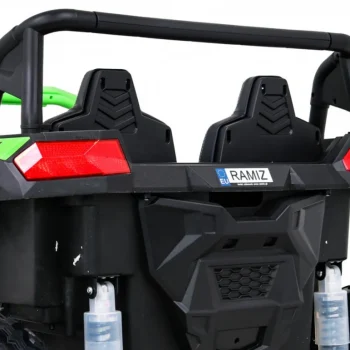 Snažan Trkaći Atv Buggy Za 2 Djece Zeleni + Motor Bez četkica + Gume Na Napuhavanje + Audio, Zelena Buggy Na Akumulator 16
