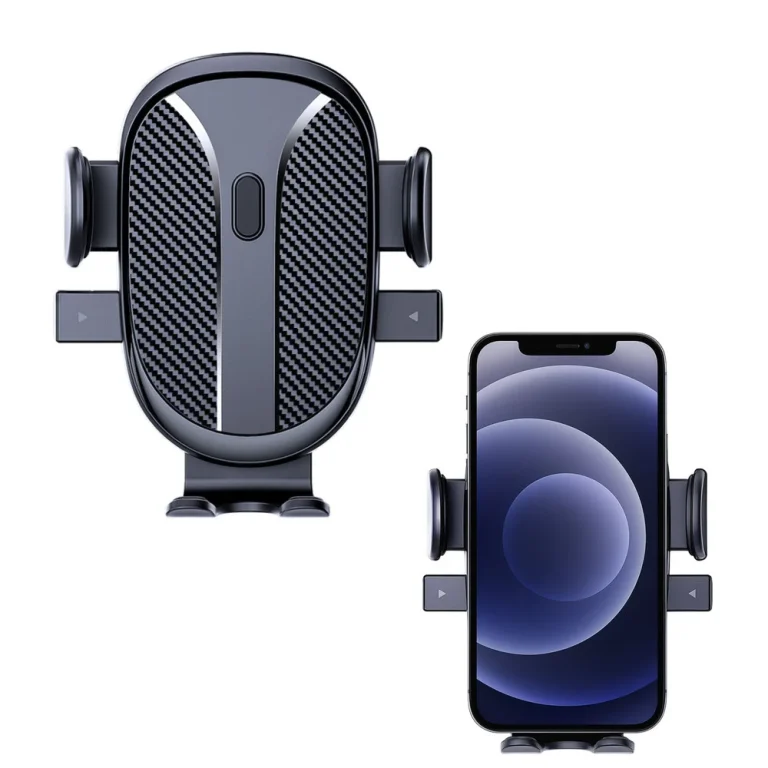 Snažni Držač Za Telefon Vakuum + Ventilacija Crni 4