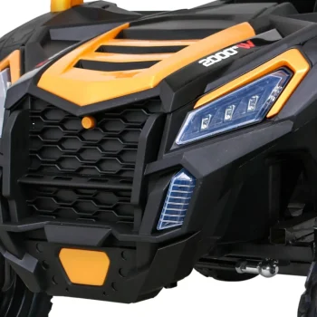 Snažni Trkaći Atv Buggy Za 2 Djece Zlatni + Motor Bez četkica + Gume Na Napuhavanje + Audio Led Buggy Na Akumulator 15