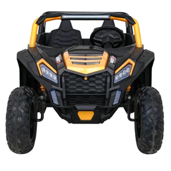 Snažni Trkaći Atv Buggy Za 2 Djece Zlatni + Motor Bez četkica + Gume Na Napuhavanje + Audio Led Buggy Na Akumulator 3