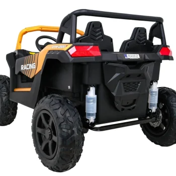 Snažni Trkaći Atv Buggy Za 2 Djece Zlatni + Motor Bez četkica + Gume Na Napuhavanje + Audio Led Buggy Na Akumulator 5