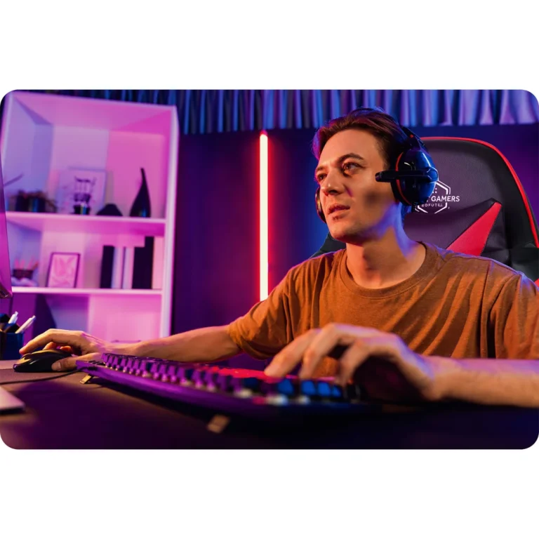 Sofotel Draknor Gamerska Stolica Crno Crvena 10