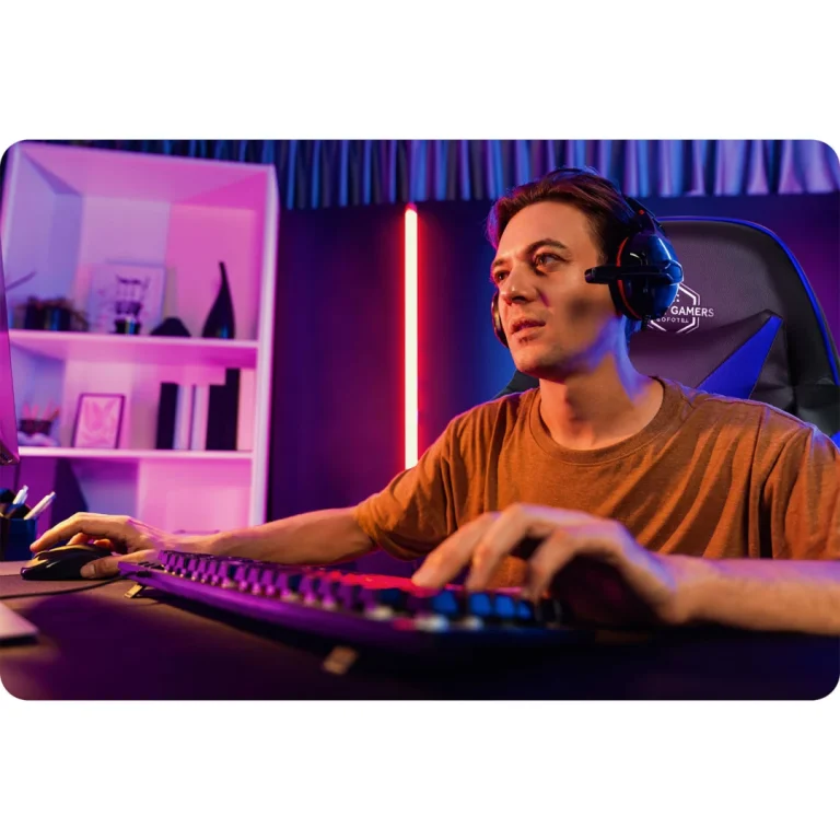 Sofotel Draknor Gamerska Stolica Crno Plava 9