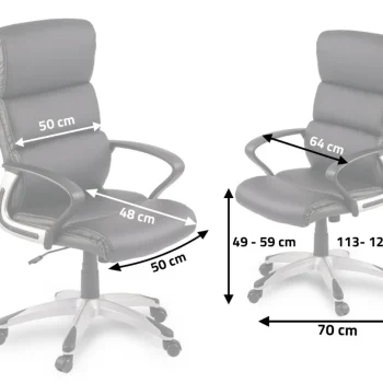 Sofotel Eg 228 Crna Okretna Uredska Stolica 6