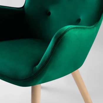 Sofotel Norse Fotelja S Naslonom I Podnožjem, Tamnozelena 5