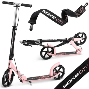 Soke City Skuter Crni I Rozi 21