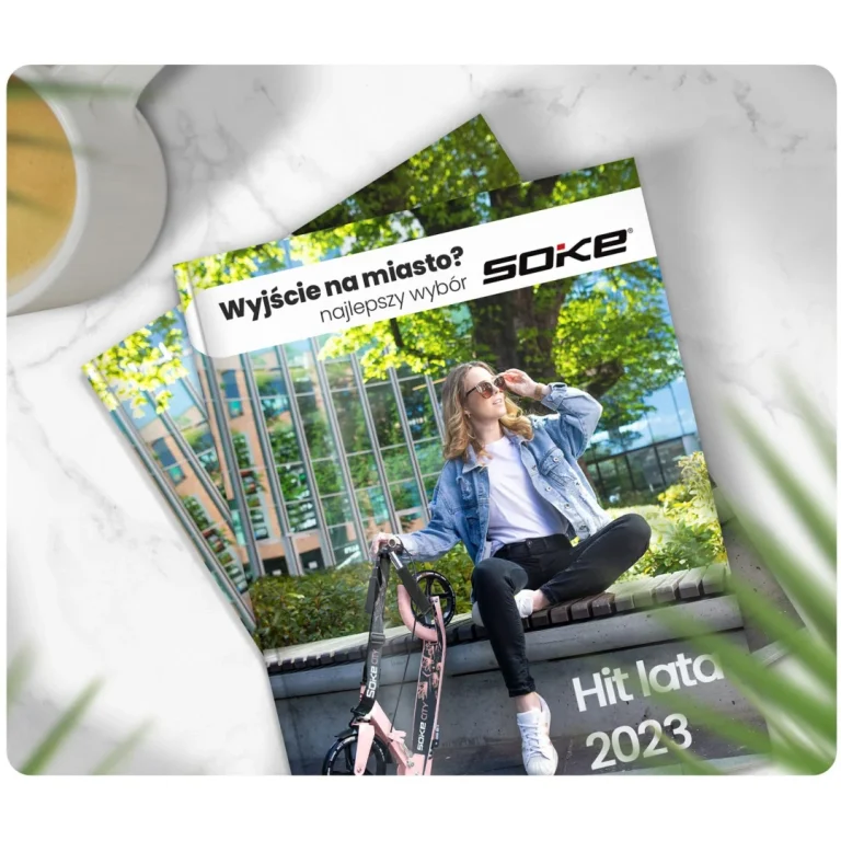 Soke City Skuter Crni I Rozi 7