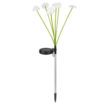 Solarna Vrtna Lampa Gljive, Toplo Led Svjetlo 70 Cm 2