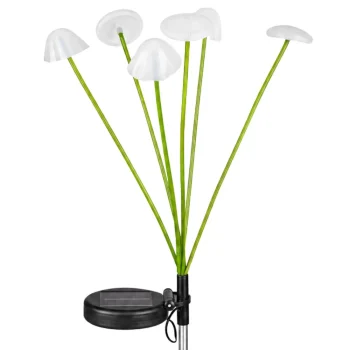 Solarna Vrtna Lampa Gljive, Toplo Led Svjetlo 70 Cm 4