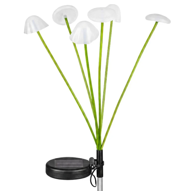 Solarna Vrtna Lampa Gljive, Toplo Led Svjetlo 70 Cm 4