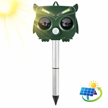 Solarni Repelent Sova Sa Senzorom Pokreta I Ultrazvukom 2