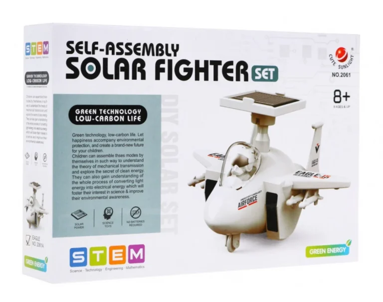 Solarni Robot Borac Za Djecu 8+ Godina, Igračka Za Sastavljanje Uradi Sam + Motor + Solarni Panel 5