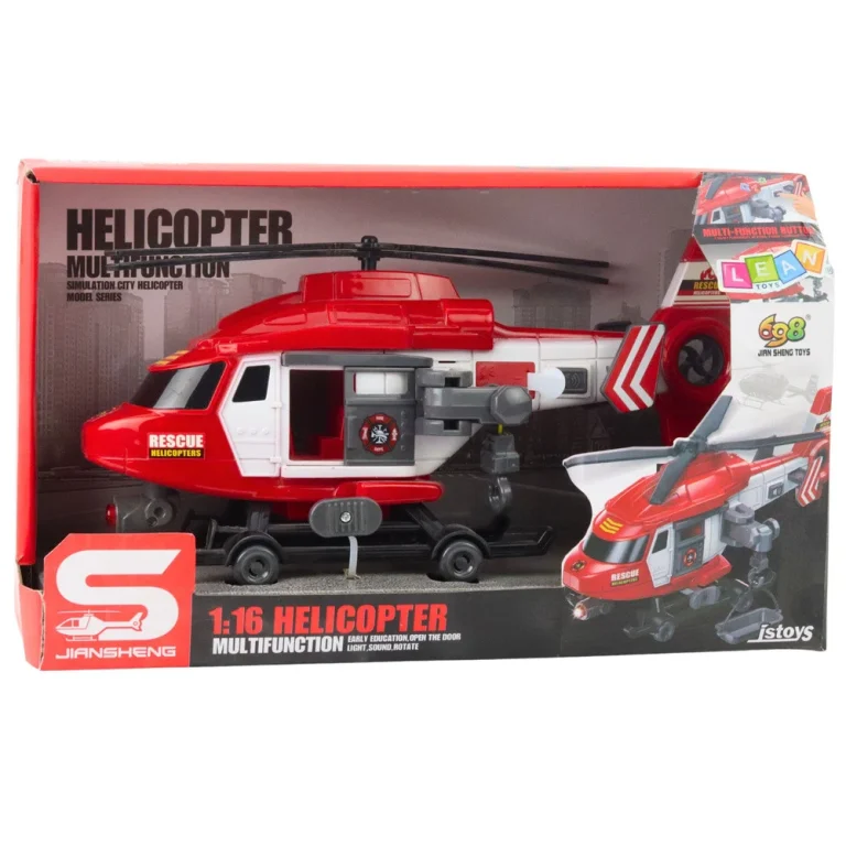 Spasilačka Kuka Za Helikopter Svjetli, Zvuči Crveno 1:16 3