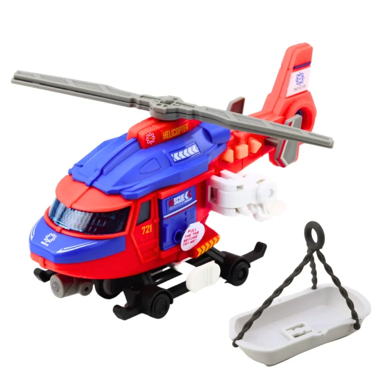 Spasilački Helikopter S Nosilima I Vitlom, Svjetla I Zvuk, 20 Cm 2