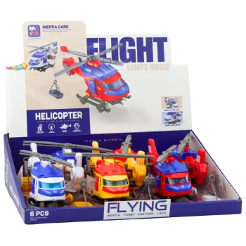 Spasilački Helikopter S Nosilima I Vitlom, Svjetla I Zvuk, 20 Cm 5