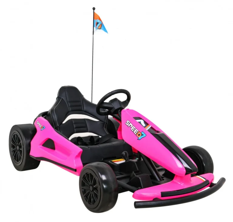 Speed 7 Drift King Go Kart Na Akumulator, Ružičasti Auto Na Akumulator 7