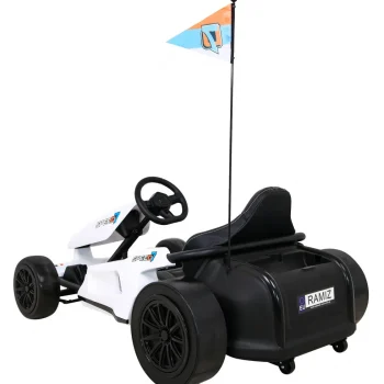 Speed ​​​​7 Drift King Dječji Go Kart Na Baterije, Bijeli + Drift Funkcija + Sportsko, Bijela Auto Na Akumulator 5